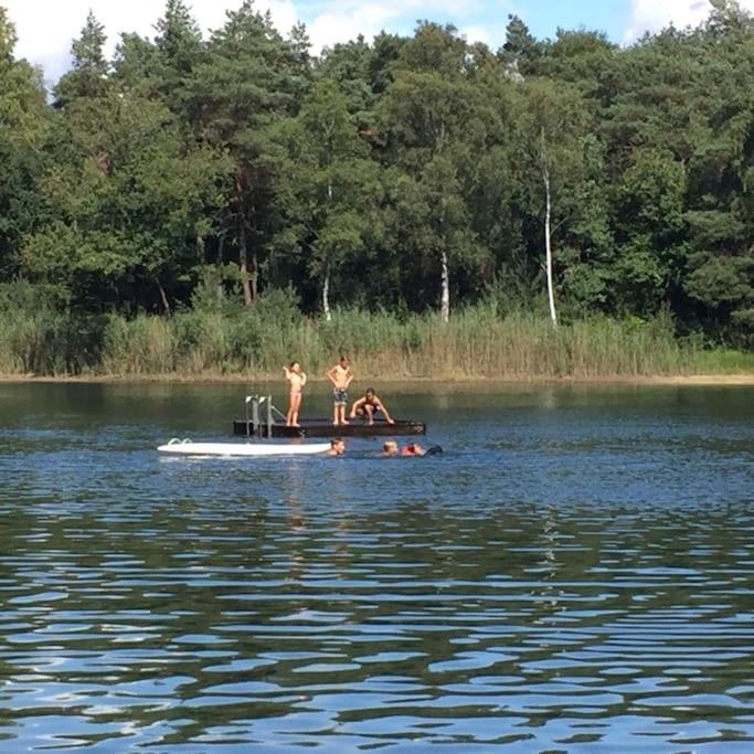 Kindvriendelijke Bungalow In Het Bos Bij Zwemmeer. Vilsteren Экстерьер фото